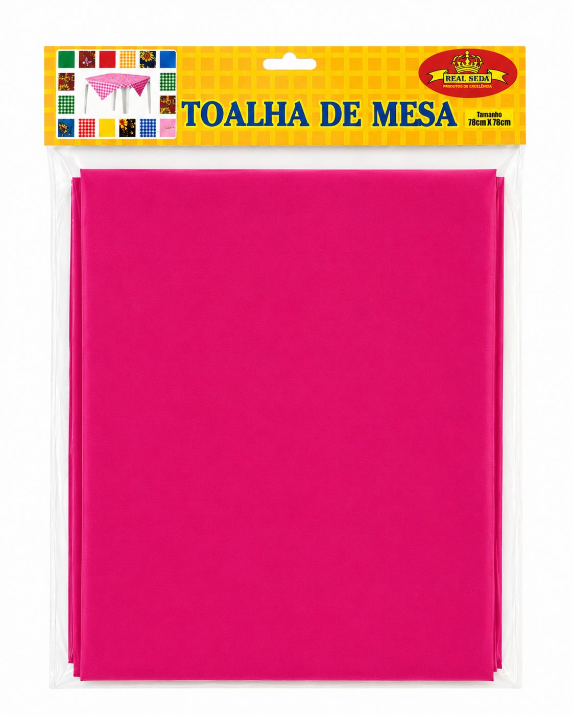 Toalha de Mesa Plástica 78x78 Perolado