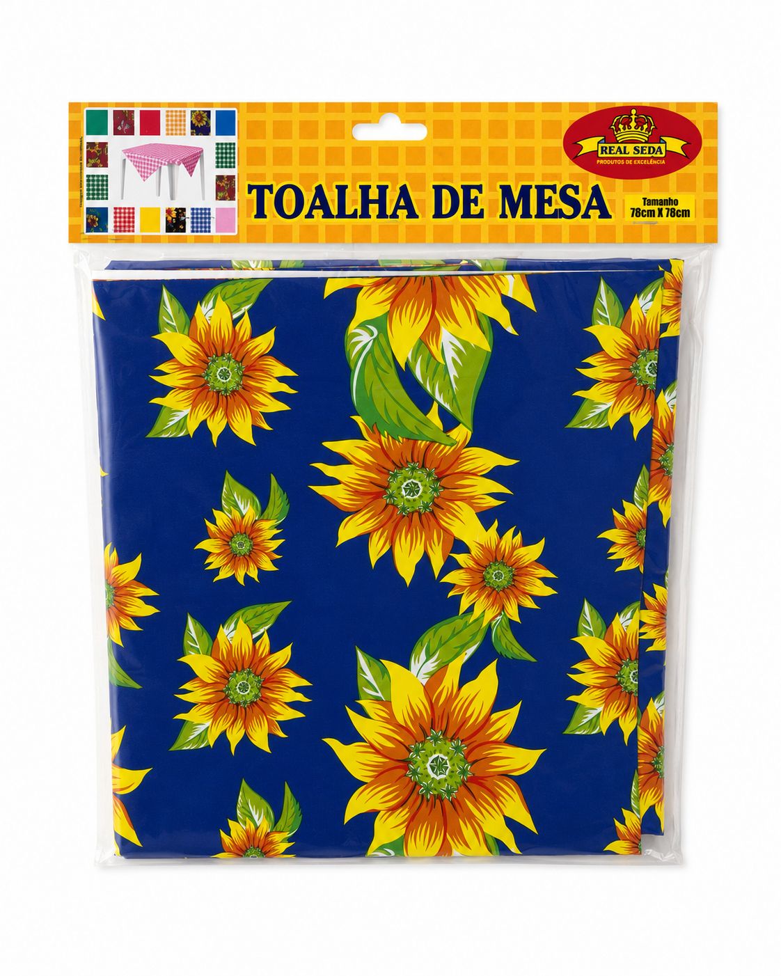 Toalha de Mesa Plástica 78x78 Chita Sortida